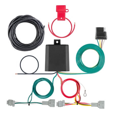 Curt Custom Wiring Harness, 4-Way Flat Output, Select Nissan Rogue 56459